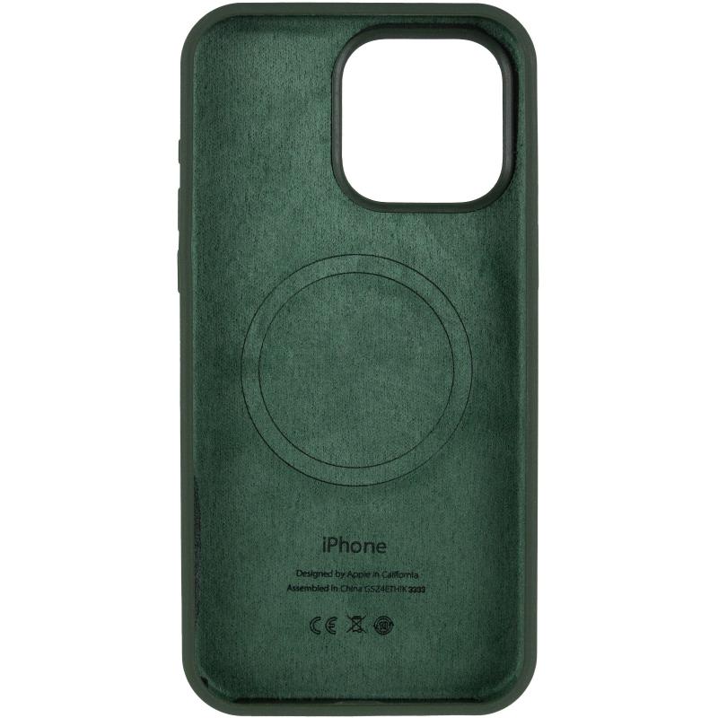 Чохол Silicone Case (AA) Logo with MagSafe для Apple iPhone 13 Pro Max (6.7) на малюнкі №3