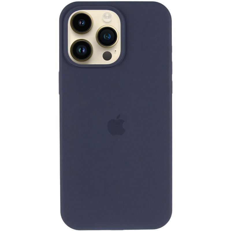 Чехол Silicone Case (AA) Logo with MagSafe для Apple iPhone 13 Pro Max (6.7) на картинке №2