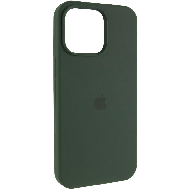 Чохол Silicone Case (AA) Logo with MagSafe для Apple iPhone 13 (6.1) на малюнкі №1