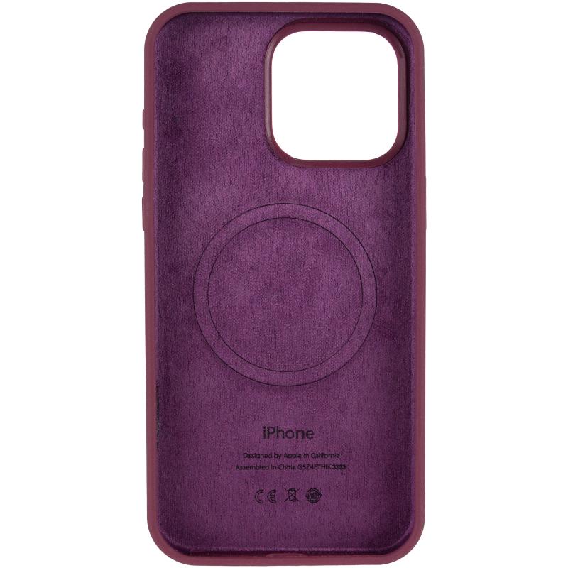 Чехол Silicone Case (AA) Logo with MagSafe для Apple iPhone 14 Pro (6.1) на картинке №3