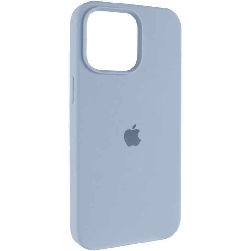 Чехол Silicone Case (AA) Logo with MagSafe для Apple iPhone 14 (6.1) на картинке №1
