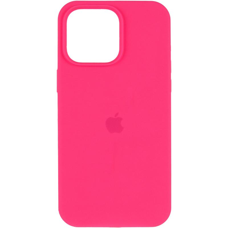 Чехол Silicone Case (AA) Logo with MagSafe для Apple iPhone 14 (6.1) на картинке №2