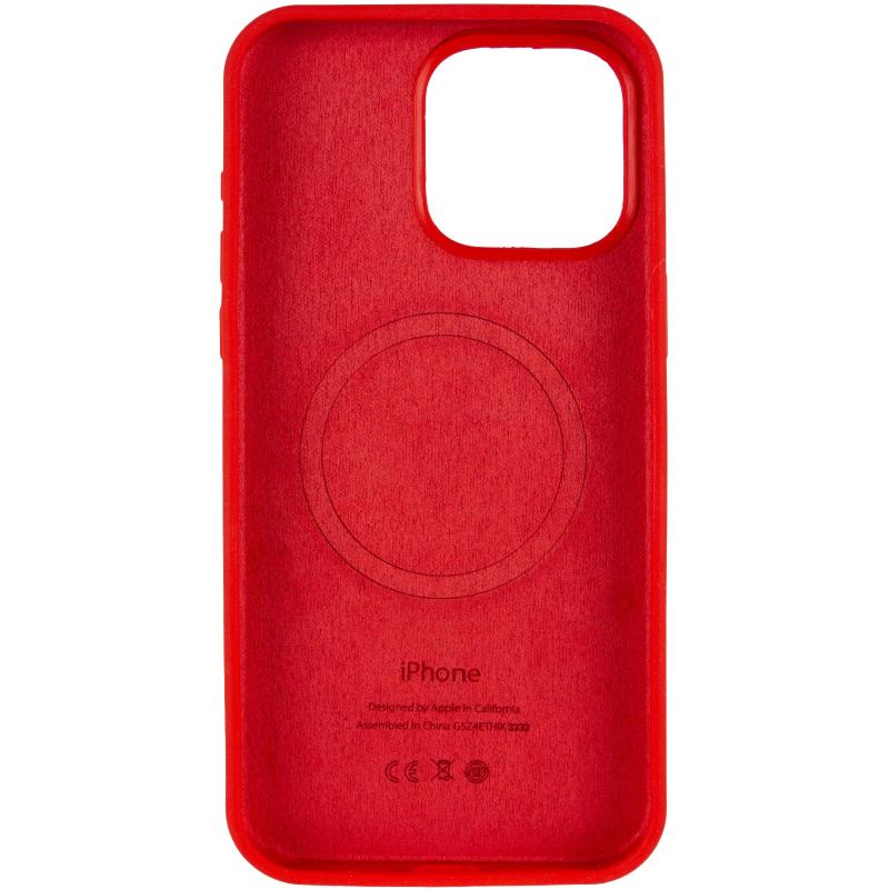 Чохол Silicone Case (AA) Logo with MagSafe для Apple iPhone 15 (6.1) на малюнкі №3