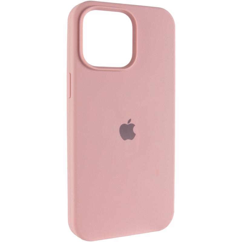 Чехол Silicone Case (AA) Logo with MagSafe для Apple iPhone 15 (6.1) на картинке №1