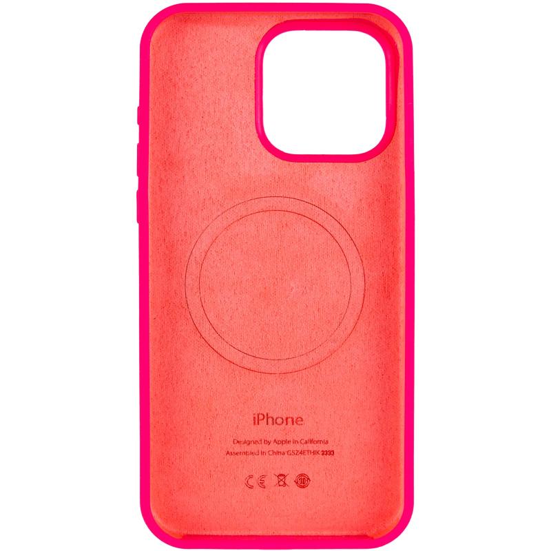 Чохол Silicone Case (AA) Logo with MagSafe для Apple iPhone 15 Pro (6.1) на малюнкі №3