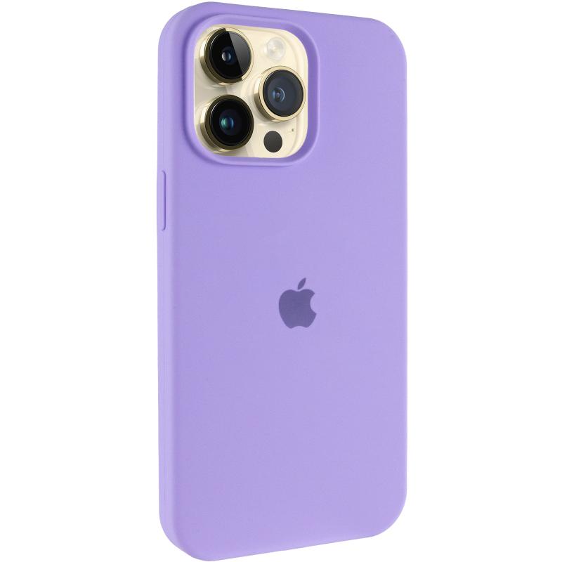Чехол Silicone Case (AA) Logo with MagSafe для Apple iPhone 15 Pro (6.1) на картинке №1