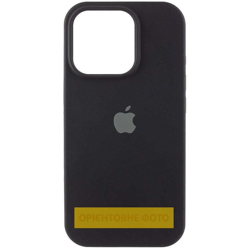Чехол Silicone Case (AA) Logo with MagSafe для Apple iPhone 16 (6.1) на картинке №1