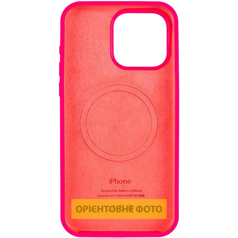 Чохол Silicone Case (AA) Logo with MagSafe для Apple iPhone 16 Pro Max (6.9) на малюнкі №3