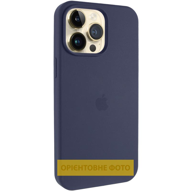 Чехол Silicone Case (AA) Logo with MagSafe для Apple iPhone 16 Pro Max (6.9) на картинке №1