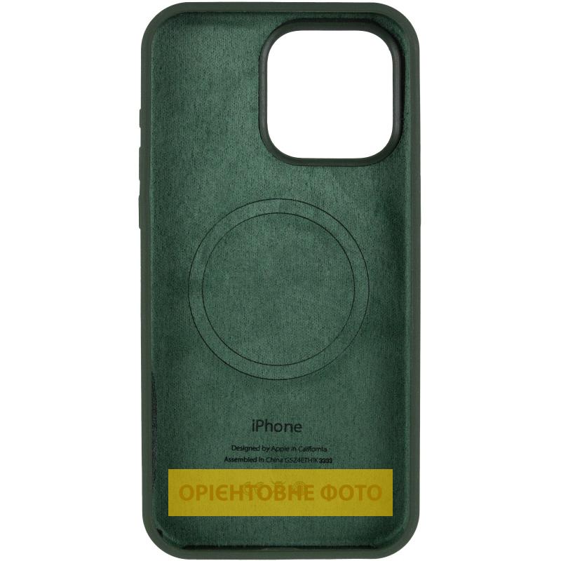Чехол Silicone Case (AA) Logo with MagSafe для Apple iPhone 17 (6.3) на картинке №3