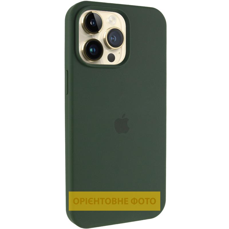 Чехол Silicone Case (AA) Logo with MagSafe для Apple iPhone 17 Pro (6.3) на картинке №1