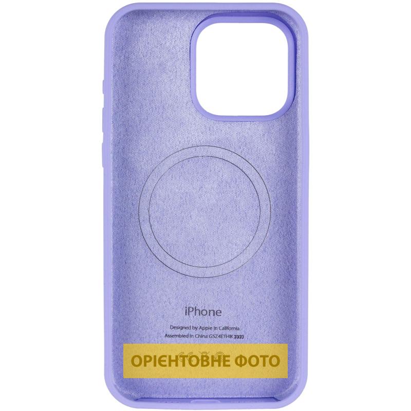 Чехол Silicone Case (AA) Logo with MagSafe для Apple iPhone 17 Pro Max (6.9) на картинке №3