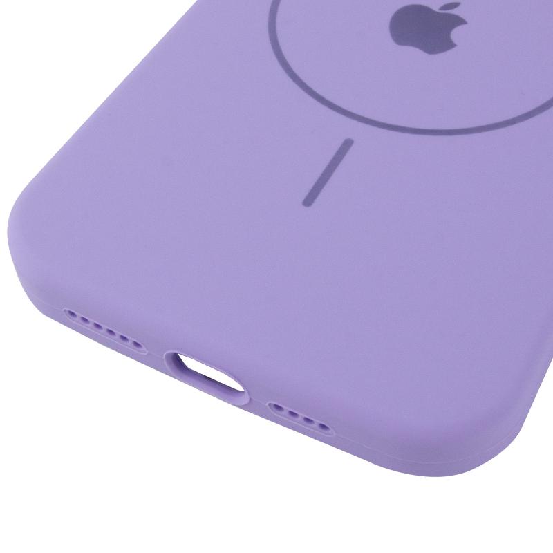 Чехол Silicone Case Full Protective (AA) V2 with MagSafe для Apple iPhone 13 Pro Max (6.7) на картинке №6