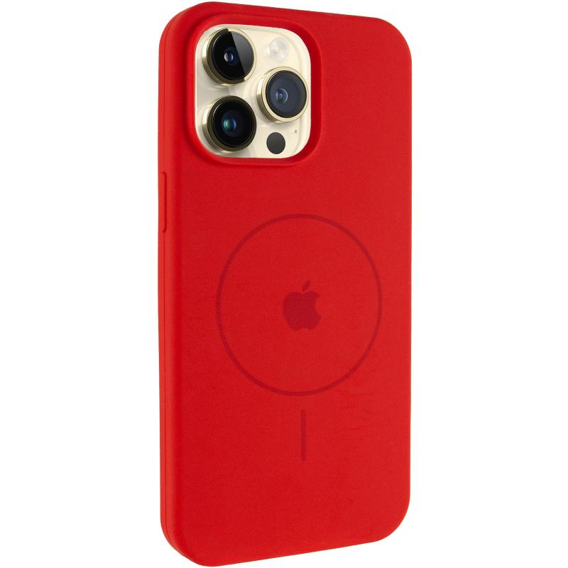 Чехол Silicone Case Full Protective (AA) V2 with MagSafe для Apple iPhone 14 Pro (6.1) на картинке №1