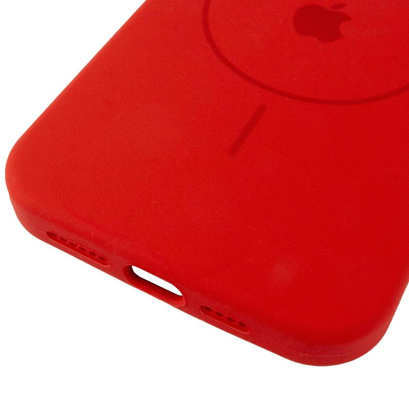 Чехол Silicone Case Full Protective (AA) V2 with MagSafe для Apple iPhone 14 Pro (6.1) на картинке №5