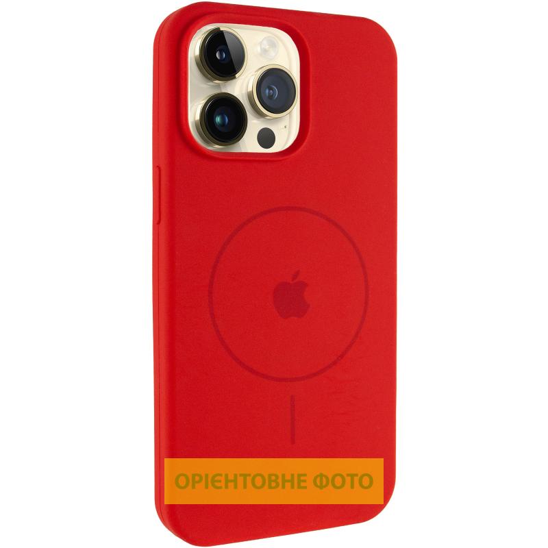 Чохол Silicone Case Full Protective (AA) V2 with MagSafe для Apple iPhone 16 (6.1) на малюнкі №1