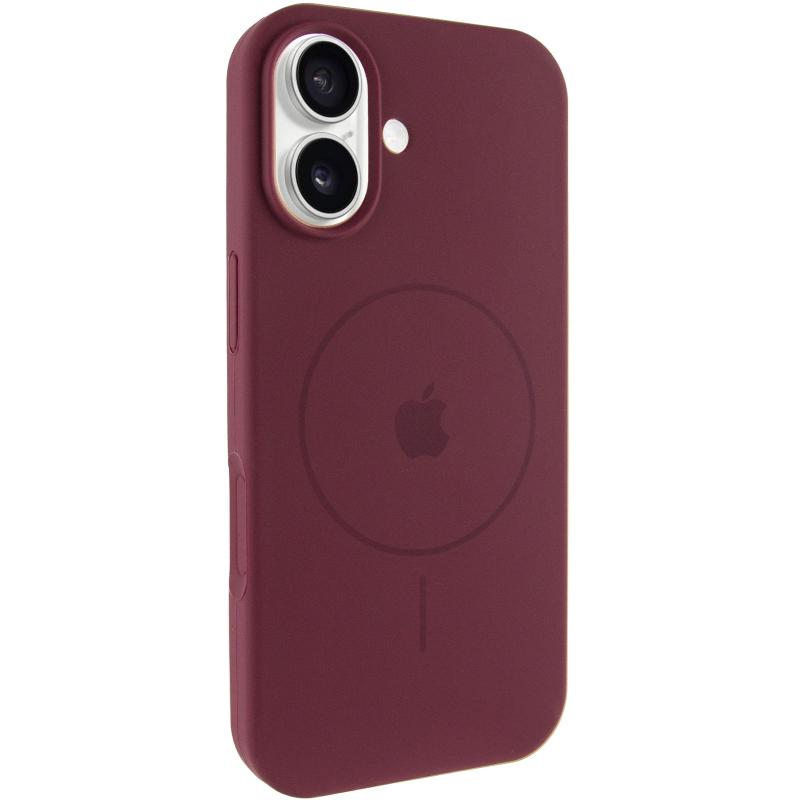 Чехол Silicone Case Full Protective (AA) V2 with MagSafe для Apple iPhone 17 (6.3) на картинке №1