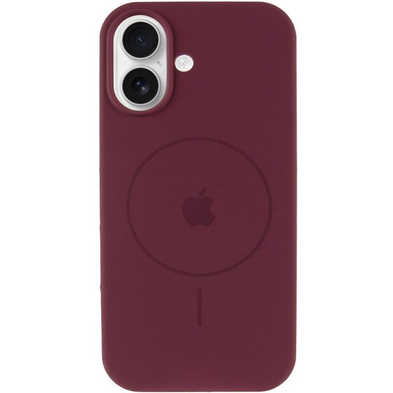 Чехол Silicone Case Full Protective (AA) V2 with MagSafe для Apple iPhone 17 (6.3) на картинке №2
