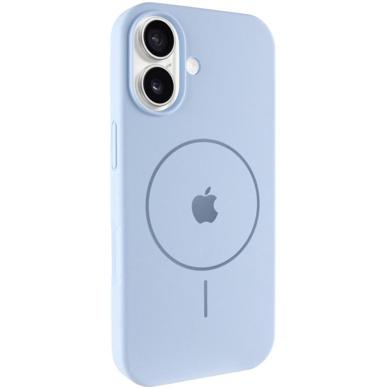 Чехол Silicone Case Full Protective (AA) V2 with MagSafe для Apple iPhone 17 (6.3) на картинке №1
