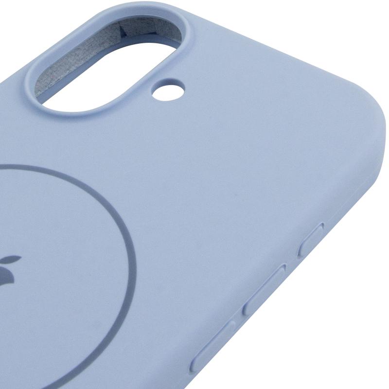 Чехол Silicone Case Full Protective (AA) V2 with MagSafe для Apple iPhone 17 (6.3) на картинке №4