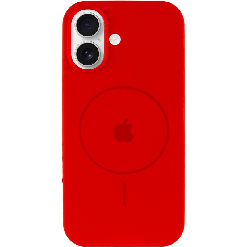 Чехол Silicone Case Full Protective (AA) V2 with MagSafe для Apple iPhone 17 (6.3) на картинке №2