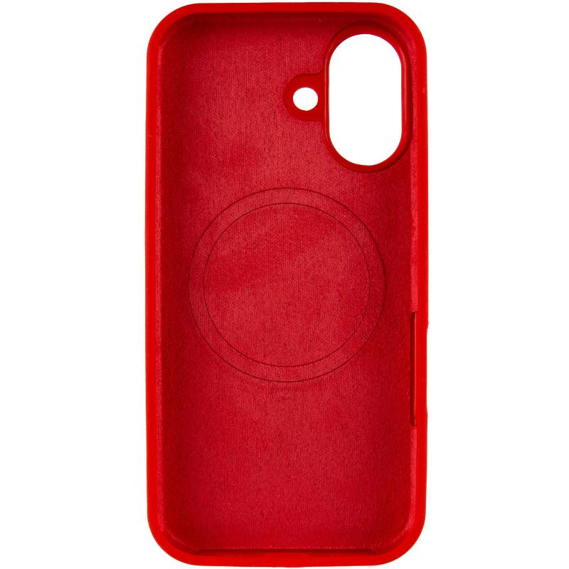 Чехол Silicone Case Full Protective (AA) V2 with MagSafe для Apple iPhone 17 (6.3) на картинке №3