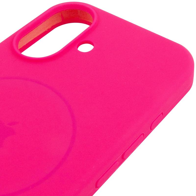 Чехол Silicone Case Full Protective (AA) V2 with MagSafe для Apple iPhone 17 (6.3) на картинке №3