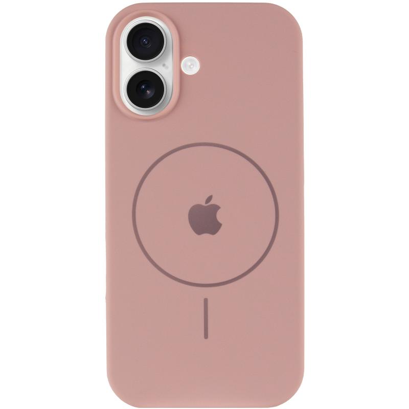Чехол Silicone Case Full Protective (AA) V2 with MagSafe для Apple iPhone 17 (6.3) на картинке №2