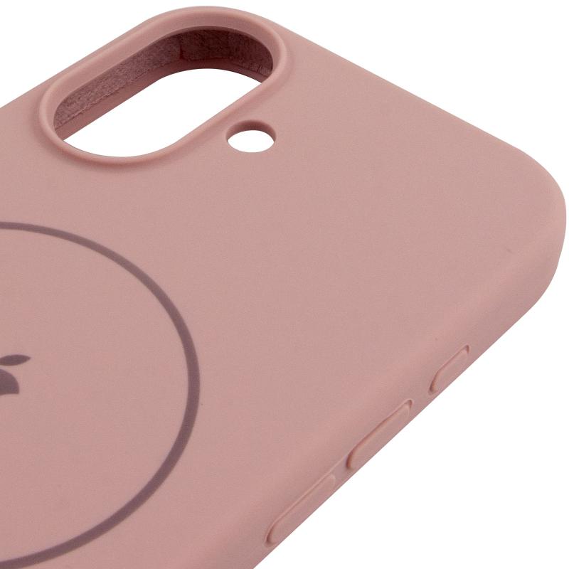 Чехол Silicone Case Full Protective (AA) V2 with MagSafe для Apple iPhone 17 (6.3) на картинке №4