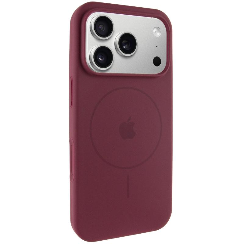 Чехол Silicone Case Full Protective (AA) V2 with MagSafe для Apple iPhone 17 Pro (6.3) на картинке №1