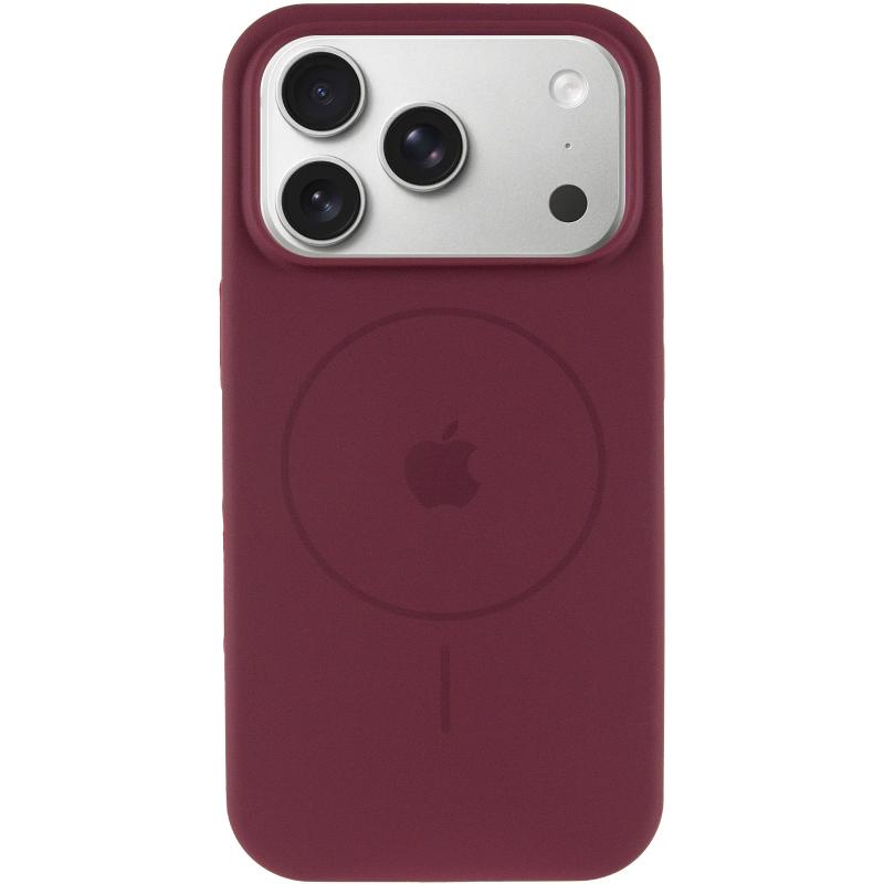 Чехол Silicone Case Full Protective (AA) V2 with MagSafe для Apple iPhone 17 Pro (6.3) на картинке №2
