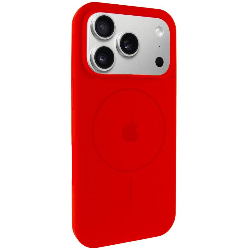 Чехол Silicone Case Full Protective (AA) V2 with MagSafe для Apple iPhone 17 Pro (6.3) на картинке №1