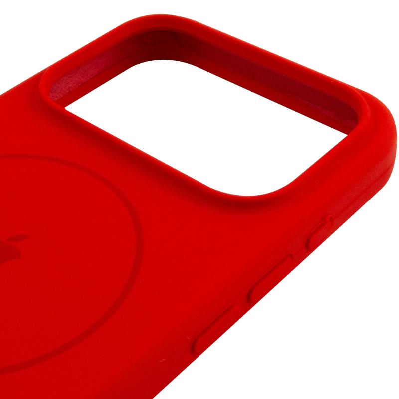 Чехол Silicone Case Full Protective (AA) V2 with MagSafe для Apple iPhone 17 Pro (6.3) на картинке №4