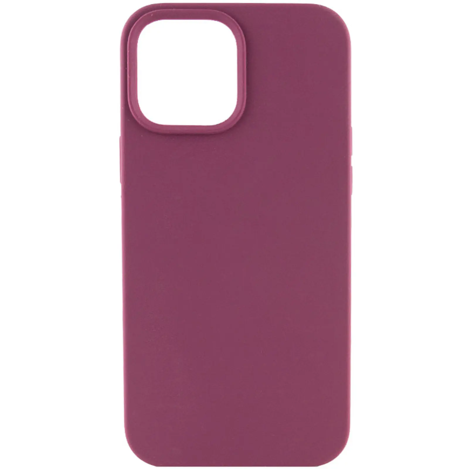 Чохол Silk (AA) NO LOGO with Magnetic Fit для Apple iPhone 12 Pro Max (6.7"), Бордовий / Plum, Силікон, купити оптом з доставкою