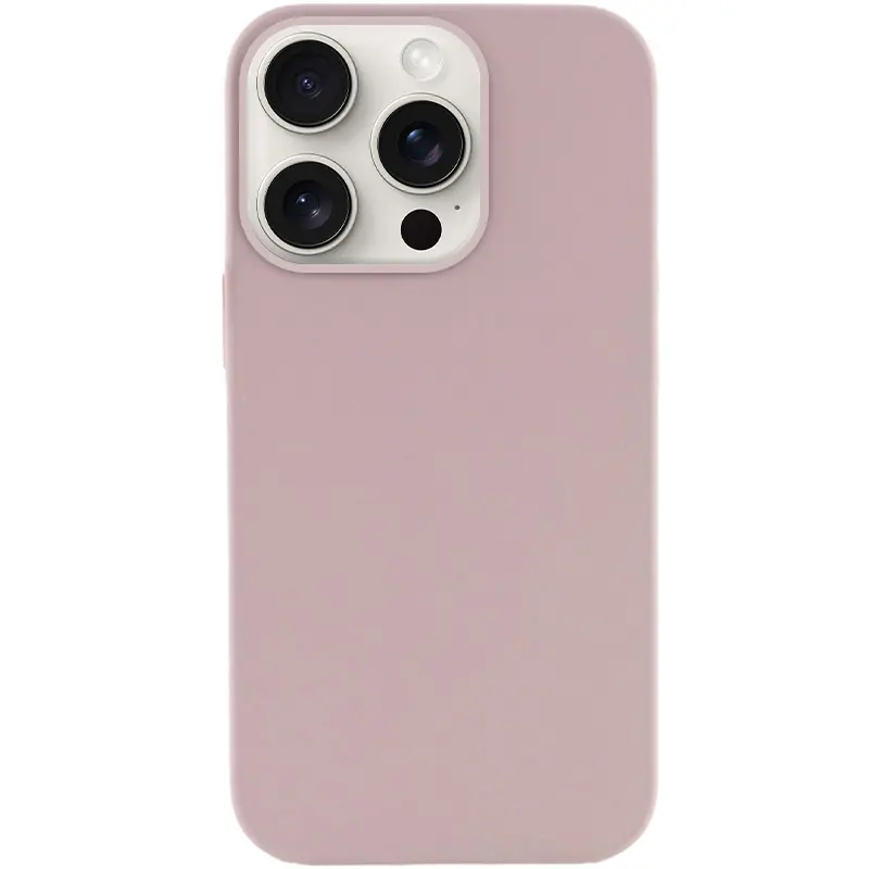 Чехол Silk (AA) NO LOGO with Magnetic Fit для Apple iPhone 14 Pro (6.1"), Серый / Lavender, Силикон, купить оптом с доставкой
