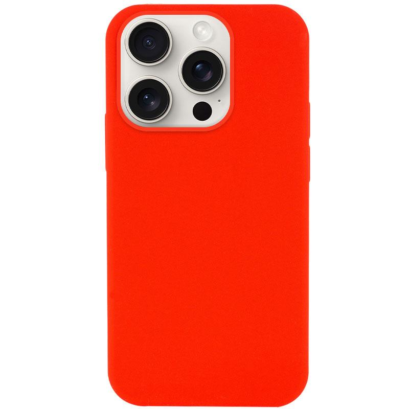 Чохол Silicone Case (AA) NO LOGO with MagSafe для Apple iPhone 15 Pro (6.1) на малюнкі №1