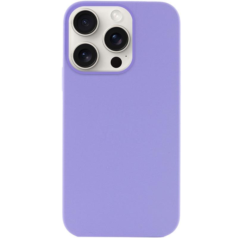 Чехол Silicone Case (AA) NO LOGO with MagSafe для Apple iPhone 15 Pro (6.1) на картинке №1