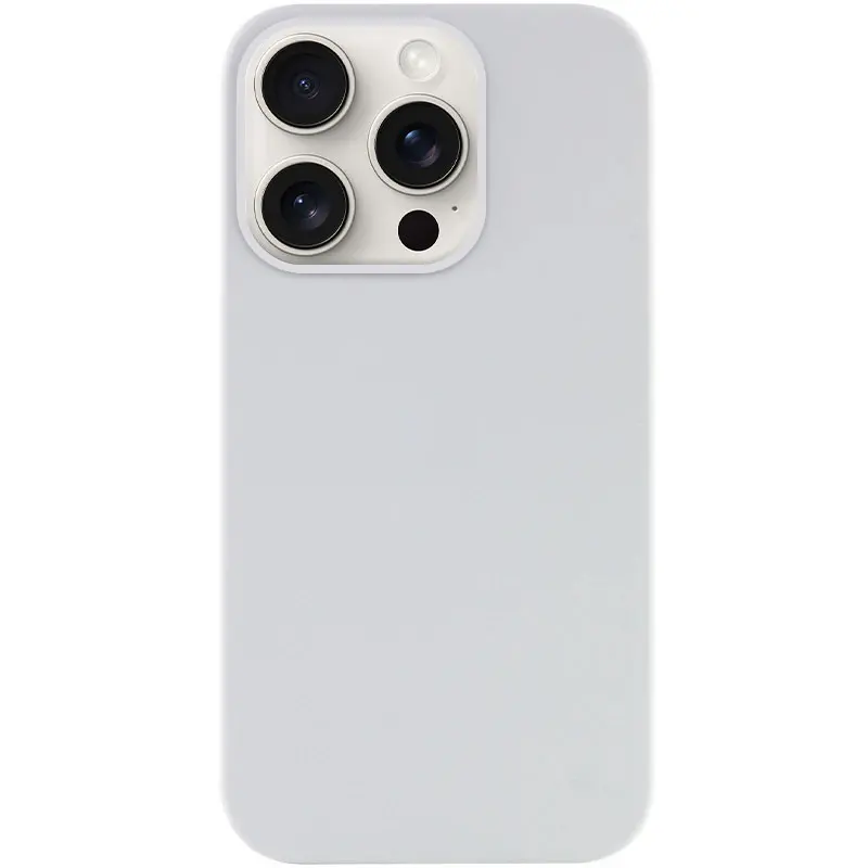 Чохол Silk (AA) NO LOGO with Magnetic Fit для Apple iPhone 15 Pro Max (6.7"), Білий / White, Силікон, купити оптом з доставкою