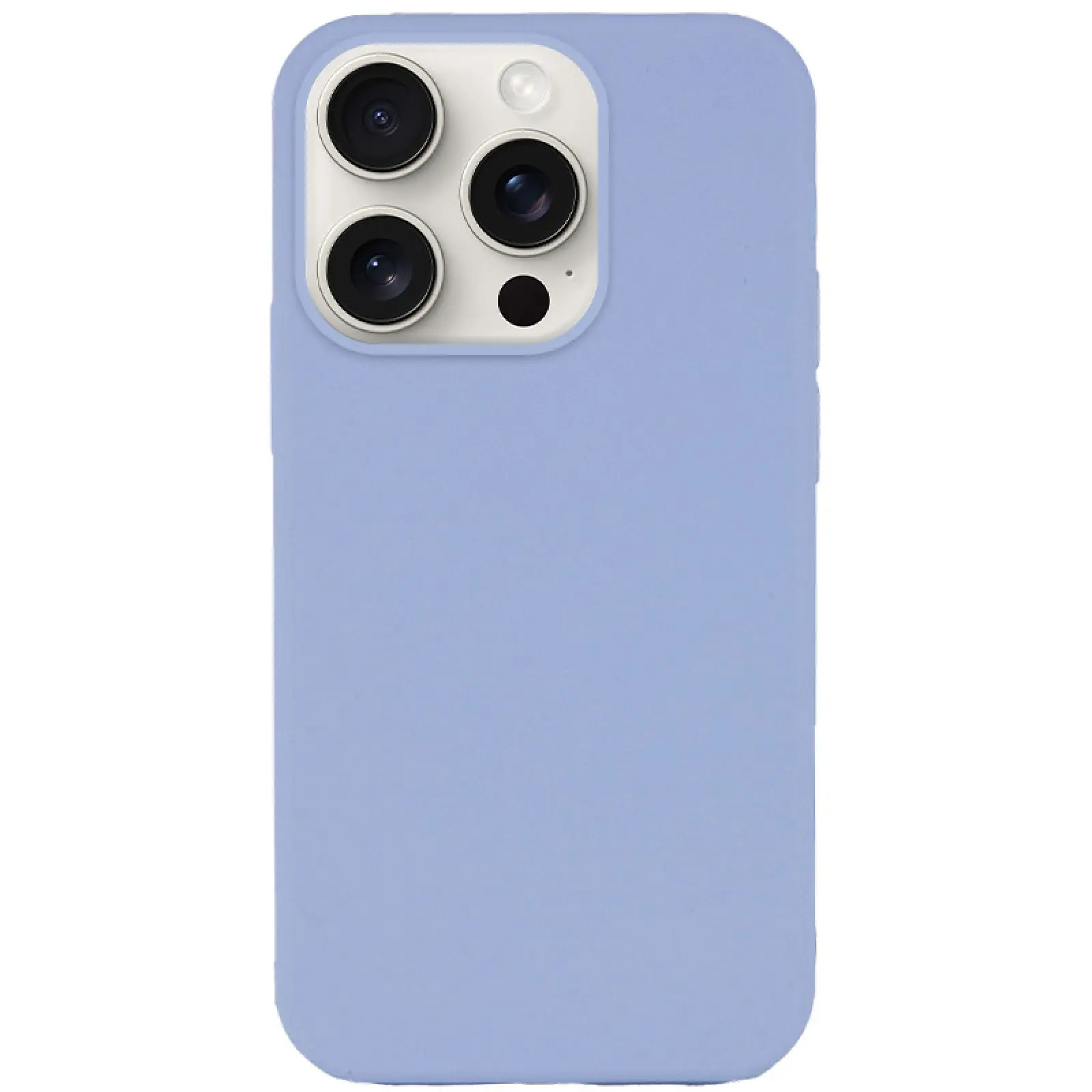Чохол Silk (AA) NO LOGO with Magnetic Fit для Apple iPhone 15 Pro Max (6.7"), Блакитний / Lilac Blue, Силікон, купити оптом з доставкою