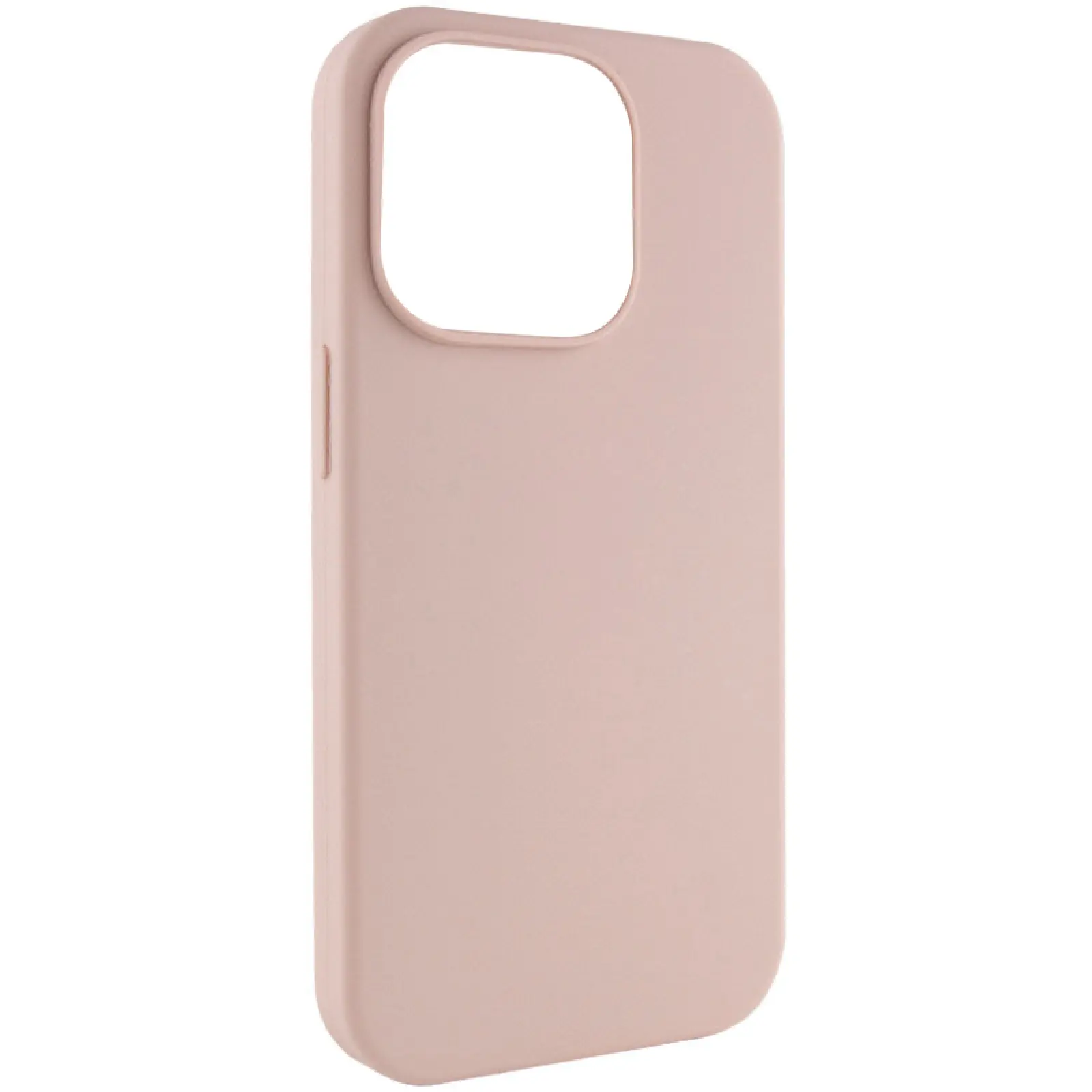 Чохол Silk (AA) NO LOGO with Magnetic Fit для Apple iPhone 15 Pro Max (6.7"), Рожевий / Pink Sand, Силікон, купити оптом з доставкою