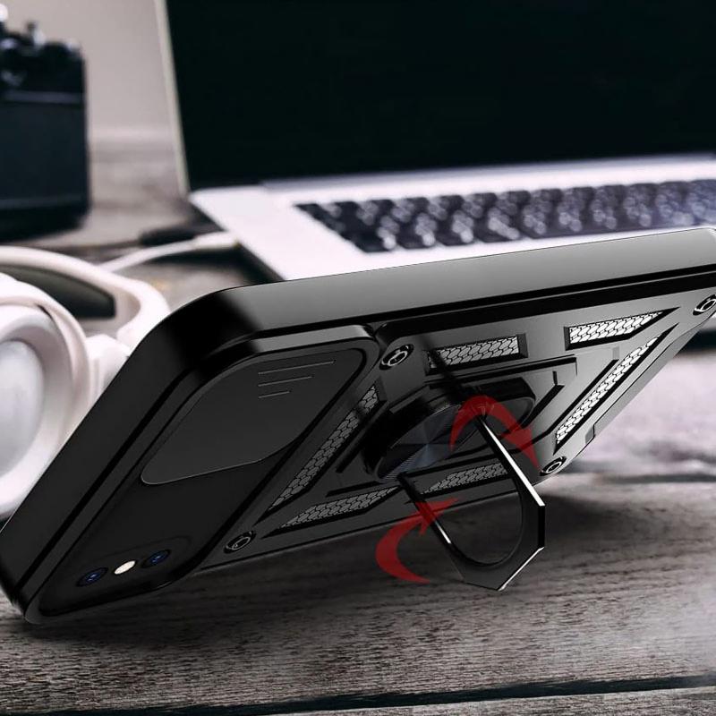 Протиударний чохол Ummi Camshield Serge Ring для Apple iPhone X (5.8) | Броньований з кільцем-підставкою на малюнкі №3