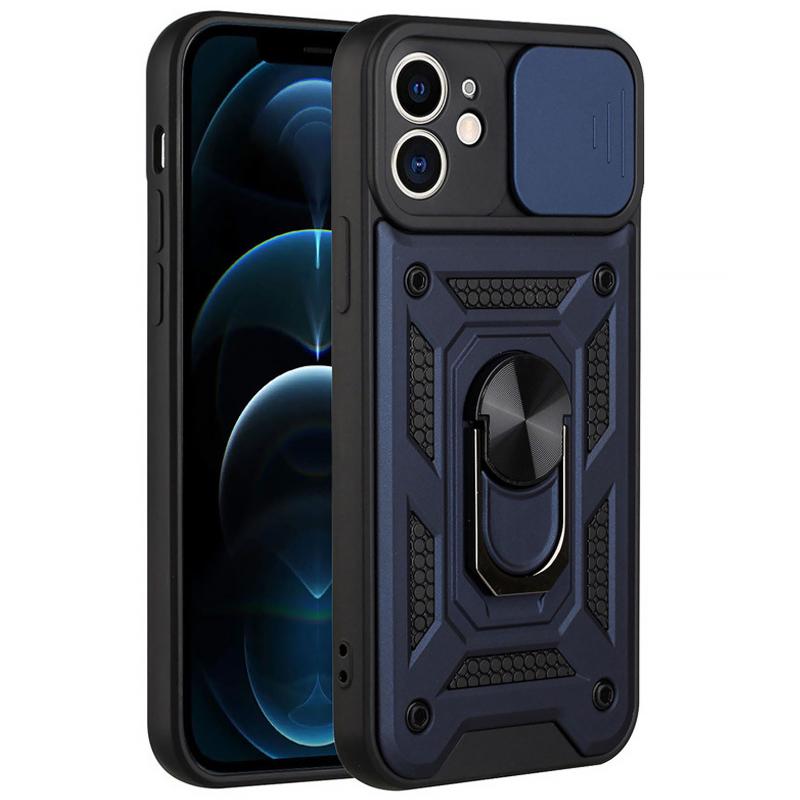 Протиударний чохол Ummi Camshield Serge Ring для Apple iPhone 11 (6.1) | Броньований з кільцем-підставкою на малюнкі №1