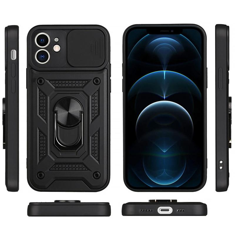 Протиударний чохол Ummi Camshield Serge Ring для Apple iPhone 11 (6.1) | Броньований з кільцем-підставкою на малюнкі №2