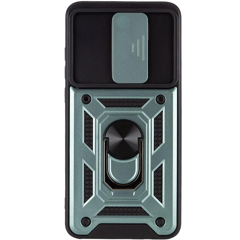 Противоударный чехол Ummi Camshield Serge Ring для Xiaomi Redmi Note 8 Pro | Бронированый с кольцом-подставкой на картинке №2