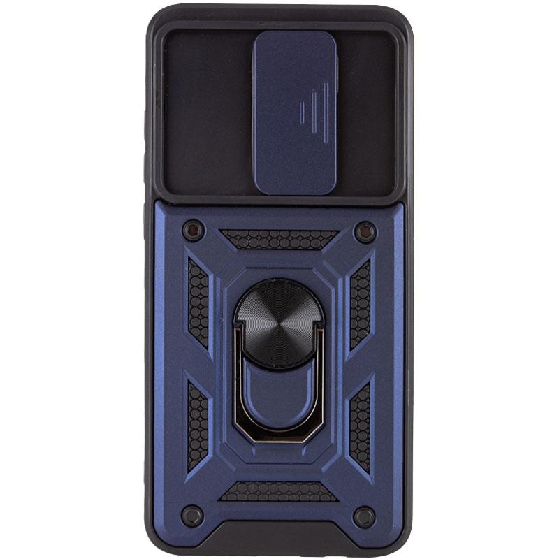 Противоударный чехол Ummi Camshield Serge Ring для Xiaomi Redmi Note 8 Pro | Бронированый с кольцом-подставкой на картинке №2