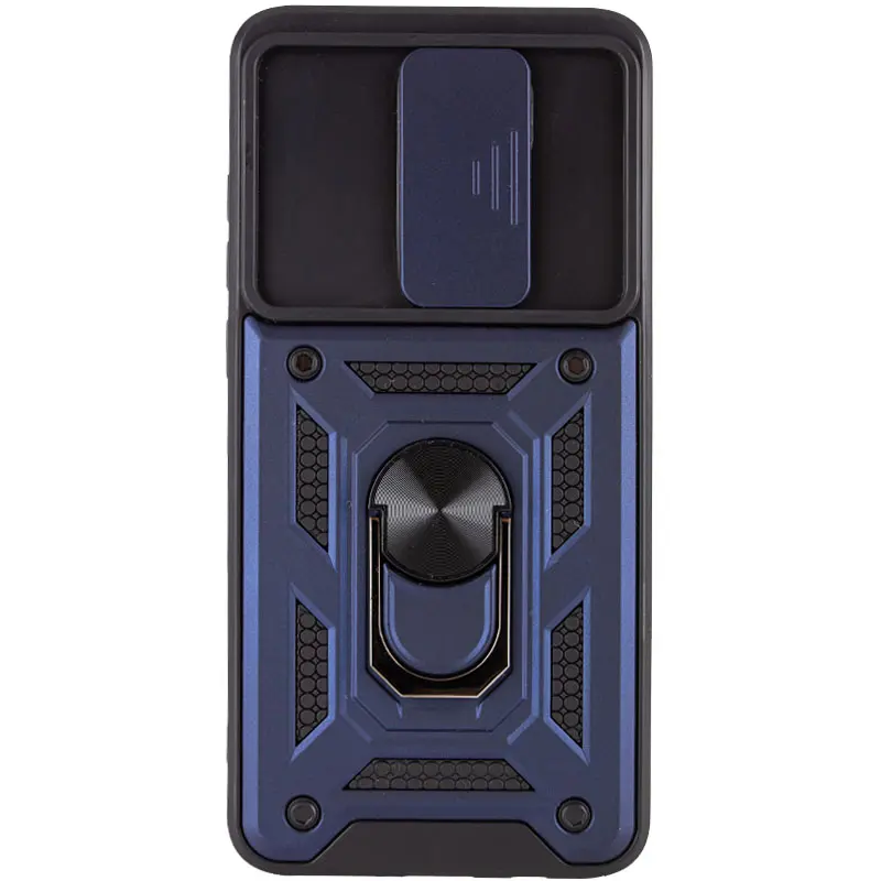 Чехол Ummi Camshield Serge Ring для Xiaomi Redmi Note 8 Pro, Синий / Navy 1, TPU+PC, купить оптом с доставкой