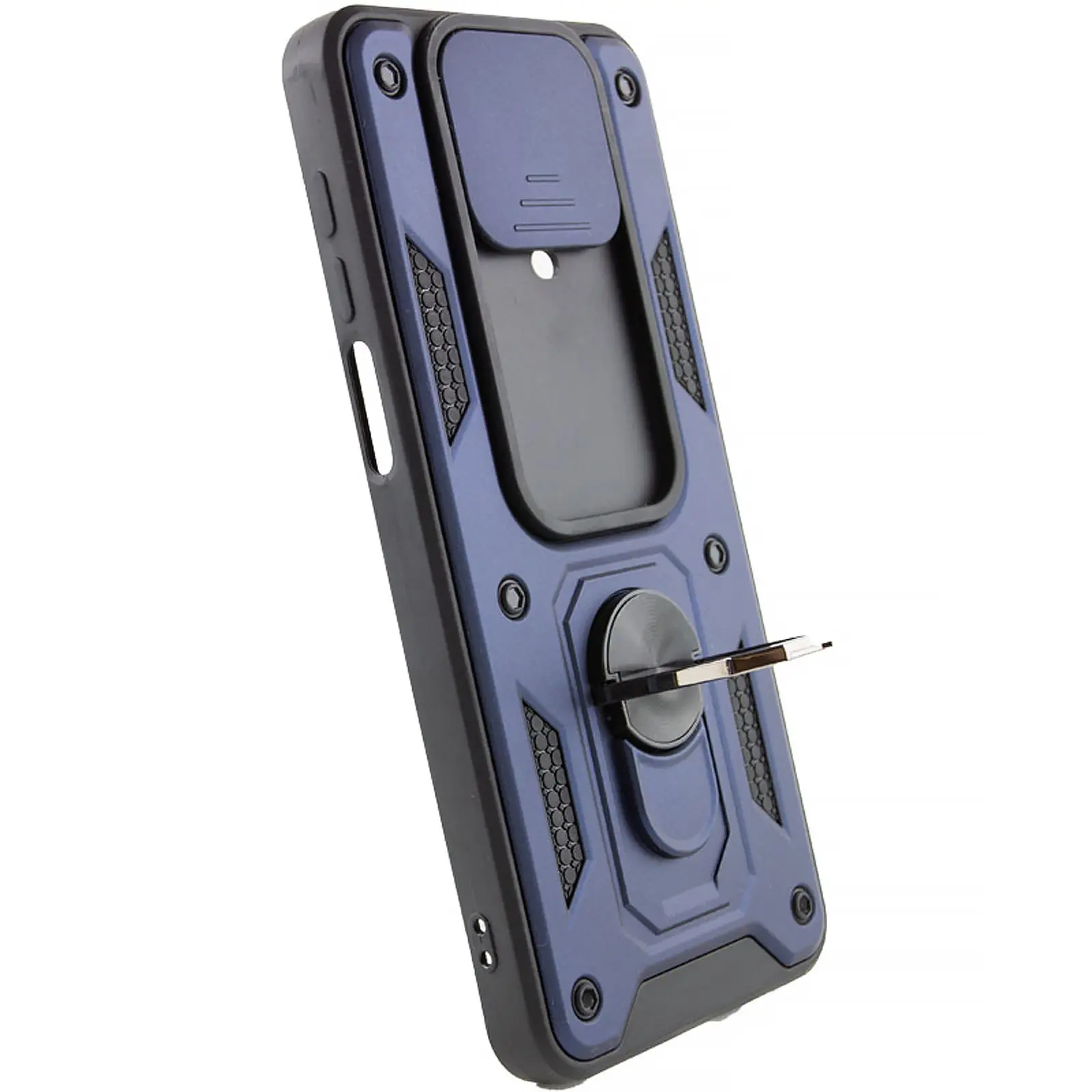 Чехол Ummi Camshield Serge Ring для Xiaomi Redmi Note 9s / Note 9 Pro / 9 Pro Max, Синий 2, TPU+PC, купить оптом с доставкой