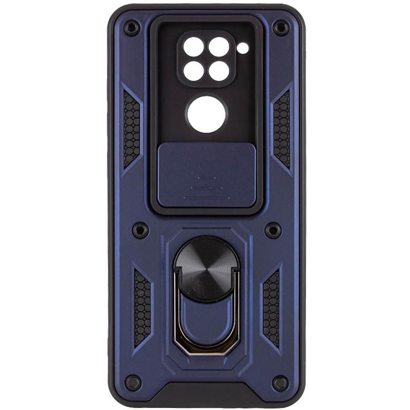 Противоударный чехол Ummi Camshield Serge Ring для Xiaomi Redmi Note 9 / Redmi 10X | Бронированый с кольцом-подставкой Фото 1 Противоударный чехол Ummi Camshield Serge Ring для Xiaomi Redmi Note 9 / Redmi 10X | Бронированый с кольцом-подставкой на картинке №1