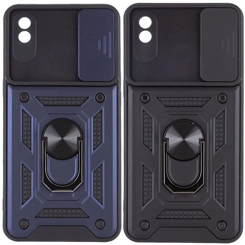 Чохол Ummi Camshield Serge Ring для Xiaomi Redmi 9A, TPU+PC, купити оптом з доставкою