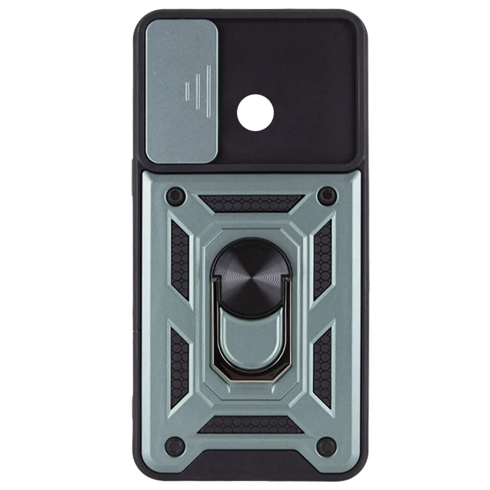 Чохол Ummi Camshield Serge Ring для Xiaomi Redmi 9C / Redmi 10A, Зелений / Green 1, TPU+PC, купити оптом з доставкою